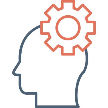 Yaratıcı süreç modern simge vektör illüstrasyonu