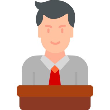 Makine simgesi, modern tasarım illüstrasyonu