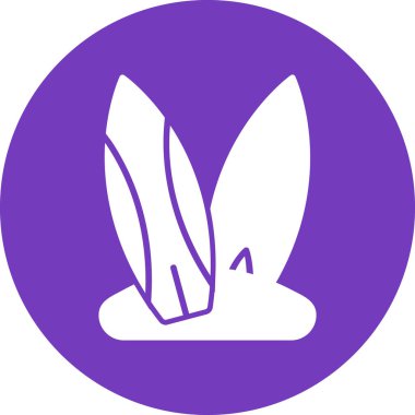 Sörf tahtası, modern simge, vektör illüstrasyonu