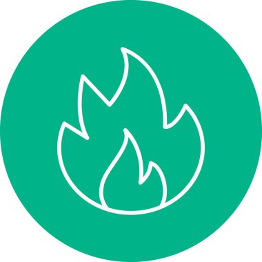 fire flame icon. web illustration