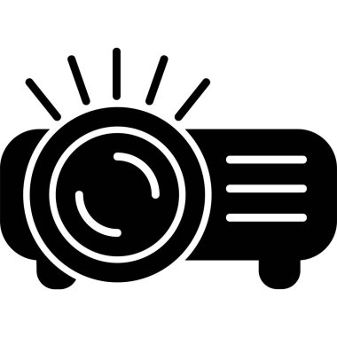 Projector web icon vector illustration