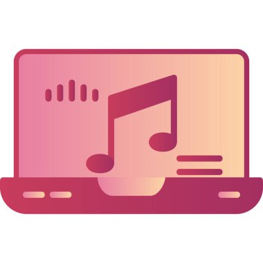 Bilgisayar. Web simgesi basit illüstrasyon