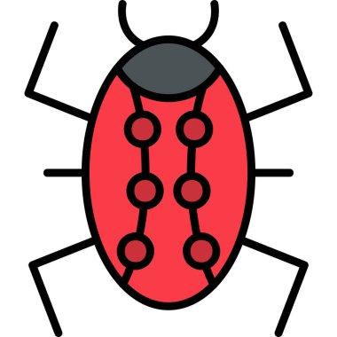 Hata modern simgesi, vektör illüstrasyonu 