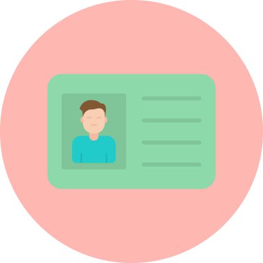 İş Kartları modern simge, vektör illüstrasyonu