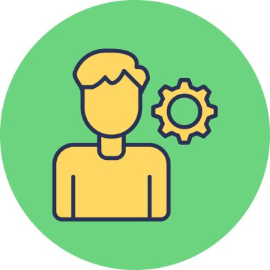 Yetenekler. Web simgesi vektör illüstrasyonu