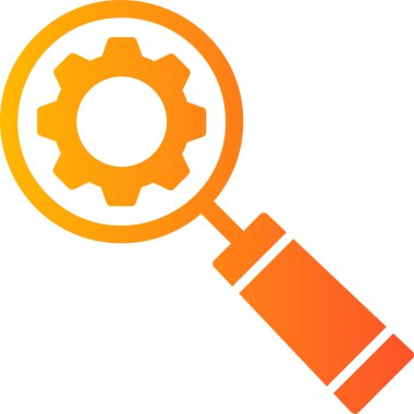 Arama motoru optimizasyon vektörü simgesi