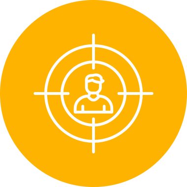 hedef simge vektör illüstrasyonu