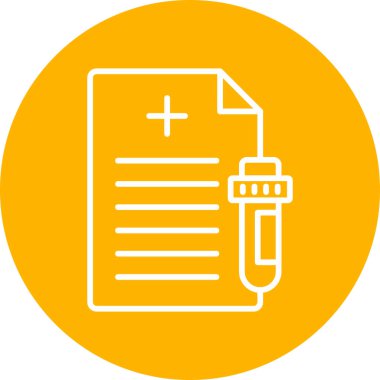 Test Report icon modern vector illustration