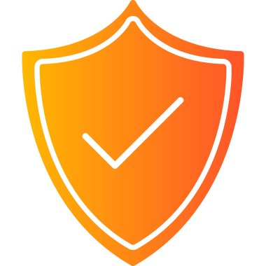 kalkan simgesi, vektör illüstrasyonu