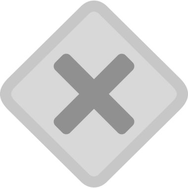 İptal et. Web simgesi basit illüstrasyon