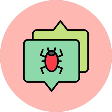 konuşma kabarcığı vektör çizimi