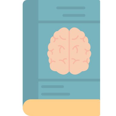 Kitap simgesi, modern tasarım illüstrasyonu