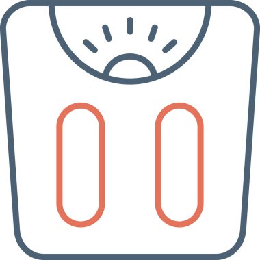 Weight Scale icon modern vector illustration