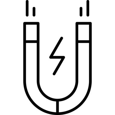 mıknatıs simgesi vektör çizimi