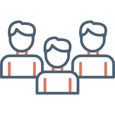 Takım simgesi, vektör illüstrasyonu