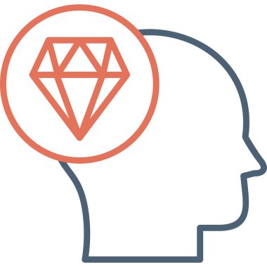 Elmas vektör simgesi modern illüstrasyon 