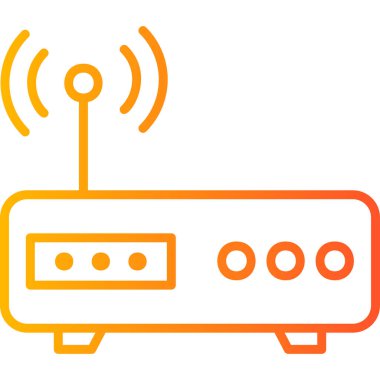 Modem. Web simgesi basit tasarım