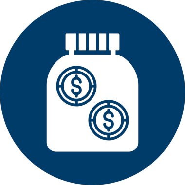 para işareti vektörü düz simge minimumu çizgi pictogram