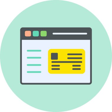 seo modern simgesinin vektör illüstrasyonu