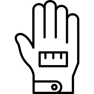 Bir el hareketi, vektör illüstrasyonu