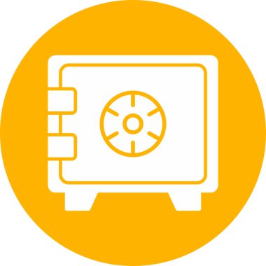 Safety Box modern vector icon illustration