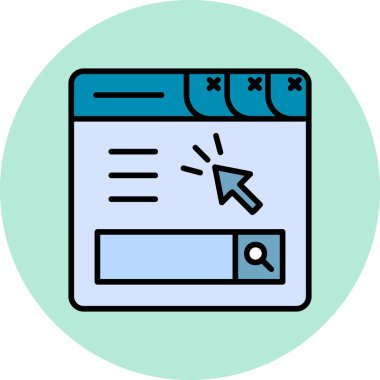 Webpage web icon, vector illustration