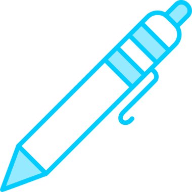 ballpoint pen. web icon simple illustration