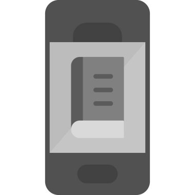 Telefon simgesinin vektör illüstrasyonu