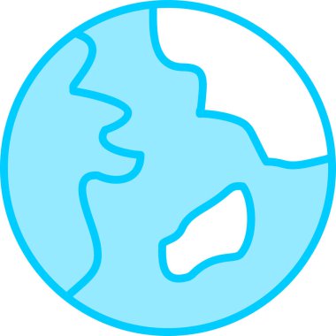 Gezegen simge vektör çizim