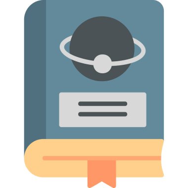 Astronomi. Web simgesi basit illüstrasyon