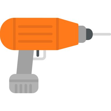 drilling machine, web icon simple illustration