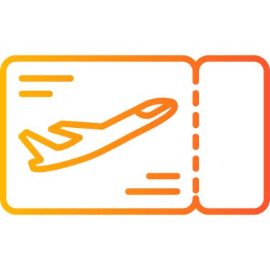 Biniş kartı tasarımı, vektör illüstrasyonu  