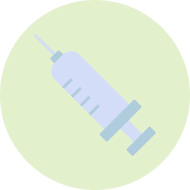 Şırınga. Web simgesi basit illüstrasyon