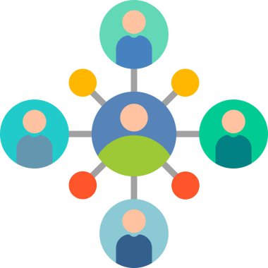 Ağ modern simgesi, vektör illüstrasyonu 