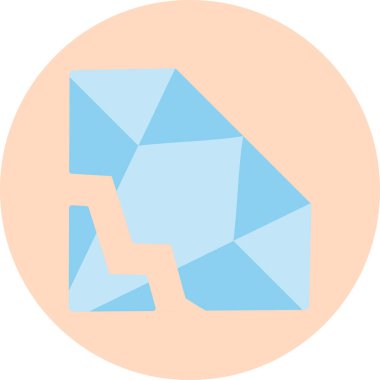 Kırık simge, modern tasarım çizimi