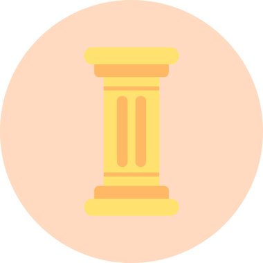 sütun simgesinin vektör çizimi 