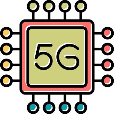 CPU icon, vector illustration simple design