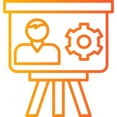 vector illustration of project management modern icon in design