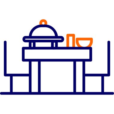 Modern simge, vektör illüstrasyonunu kutla