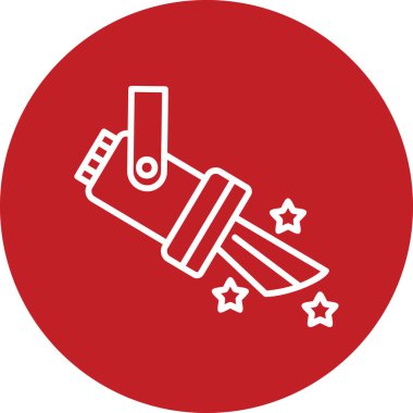 Spotlight simgesinin vektör illüstrasyonu