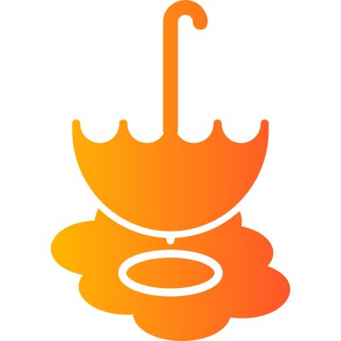 Umbrella icon modern vector illustration