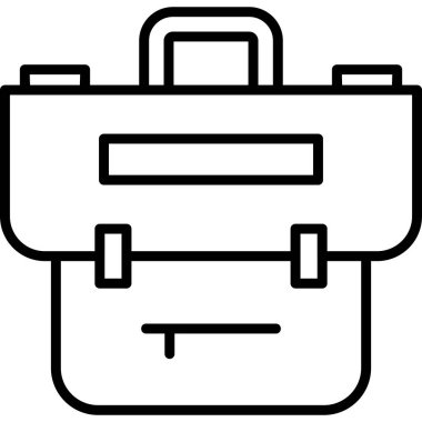 Portföy. Web simgesi basit illüstrasyon