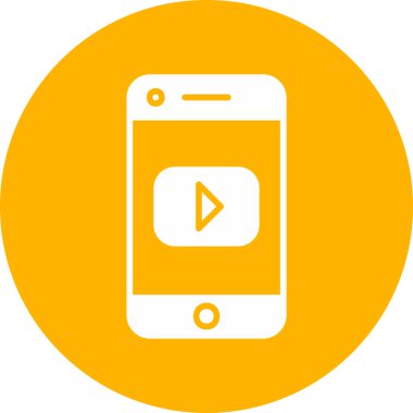 Sosyal ortam simgesi vektör illüstrasyonu