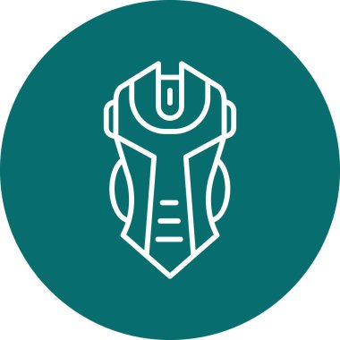 Oyun faresi düz vektör simgesi