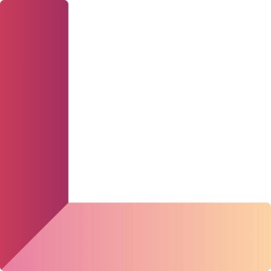 Tek bir sembol simgesinin vektör çizimi