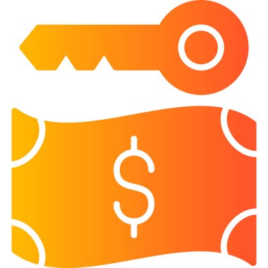 Fidye virüsü. Web simgesi basit illüstrasyon