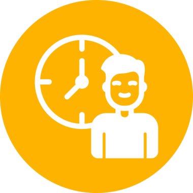 Work Hours icon modern vector illustration