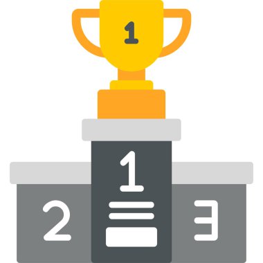 Kupa. Web simgesi basit tasarım