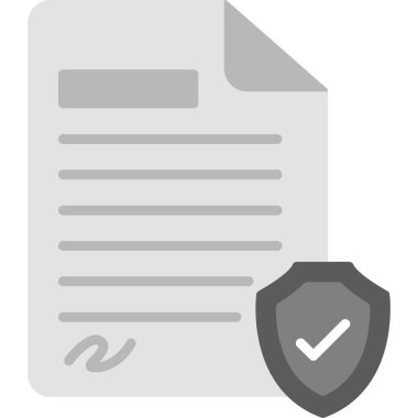 Sigortacılık. Web simgesi vektör illüstrasyonu