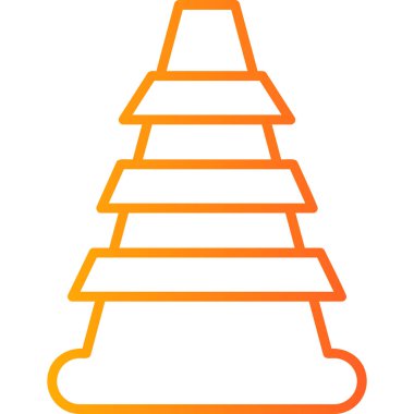 Koni modern simge, vektör çizimi\\